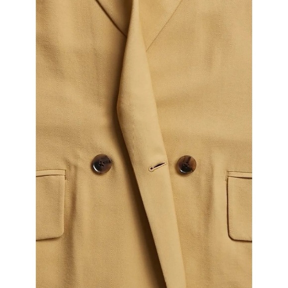 NWT BR Relaxed Unstructured Blazer - Desert Plain - Size Medium Petite - Picture 5 of 8